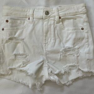 NWT American Eagle Outfitters Women's Cut-Off White Shorts Size 2